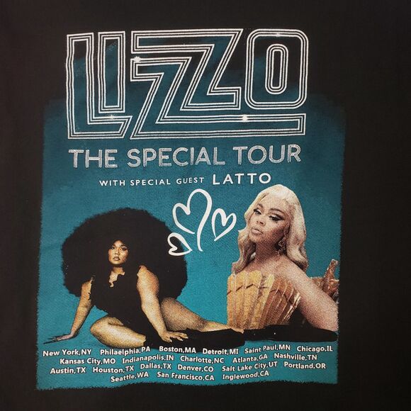 LIZZO The Special Tour Black T Shirt Womens Plus Size 2XL - Picture 5 of 10